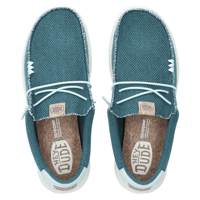 Wally Braided Herren Halbschuhe Deep Green/Harbor Grey