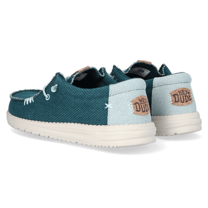 Wally Braided Herren Halbschuhe Deep Green/Harbor Grey