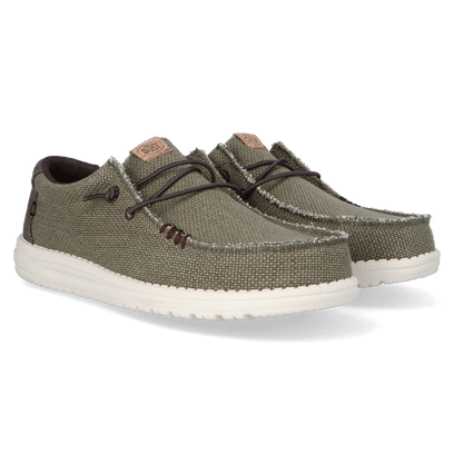 Wally Braided Herren Halbschuhe Burnt Olive/Delicioso Brown