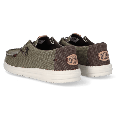 Wally Braided Herren Halbschuhe Burnt Olive/Delicioso Brown