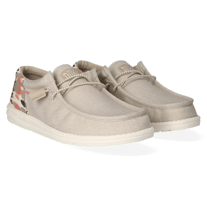 Wally Funk Tie Dye Herren Halbschuhe Tan