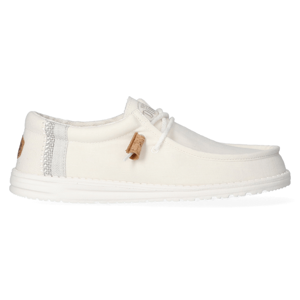 Wally Break Stitch Herren Halbschuhe White