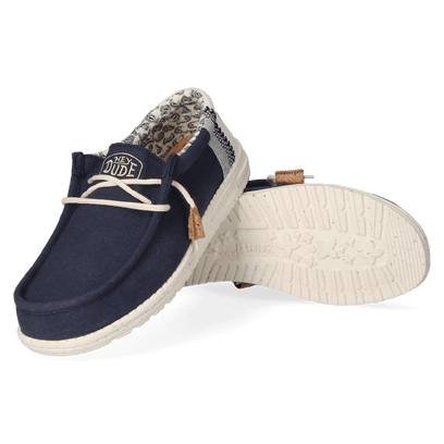 Wally Break Stitch Herren Halbschuhe Navy