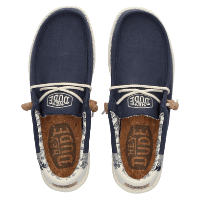 Wally Break Stitch Herren Halbschuhe Navy