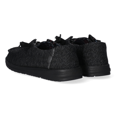 Wendy Sox Damen Halbschuhe Total Black