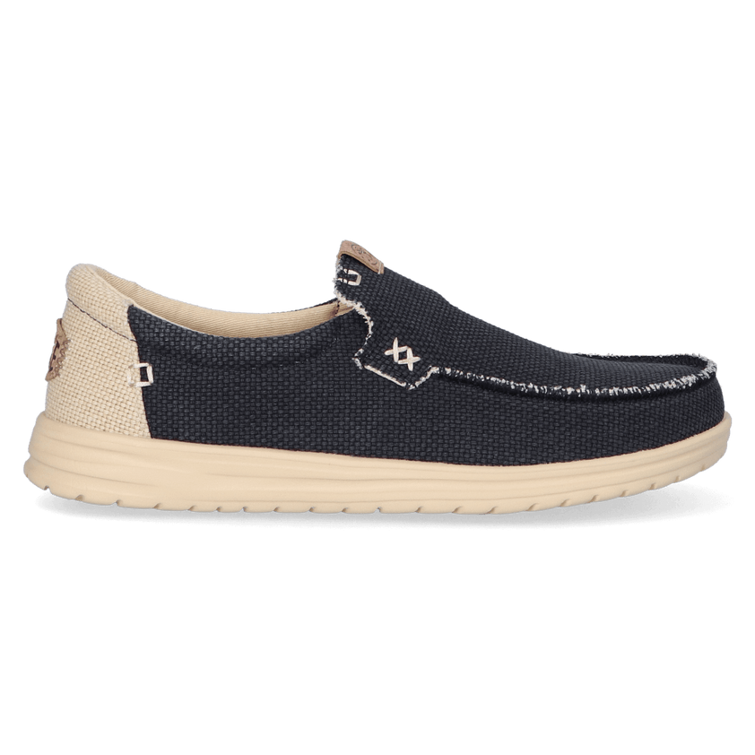 Mikka Braided Herren Halbschuhe Black/Boulder Tan