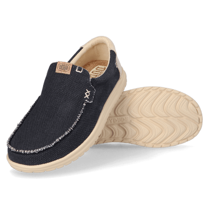 Mikka Braided Herren Halbschuhe Black/Boulder Tan