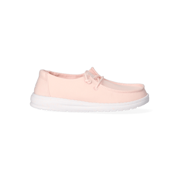 Wendy Youth Slub Canvas Mädschen Halbschuhe Pink