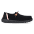 Wendy Washed Canvas Dames Halbschuhe Black