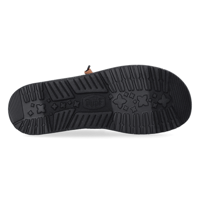 Wendy Washed Canvas Dames Halbschuhe Black