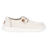 Wendy Washed Canvas Dames Halbschuhe Cream