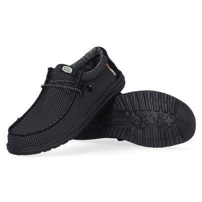Wally Sport Mesh Herren Halbschuhe Black/Black