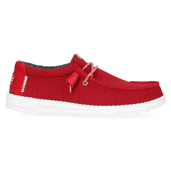 Wally Sport Mesh Herren Halbschuhe Dark Red