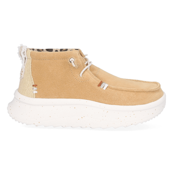 Wendy Peak Hi Suede Damen Halbschuhe Tan