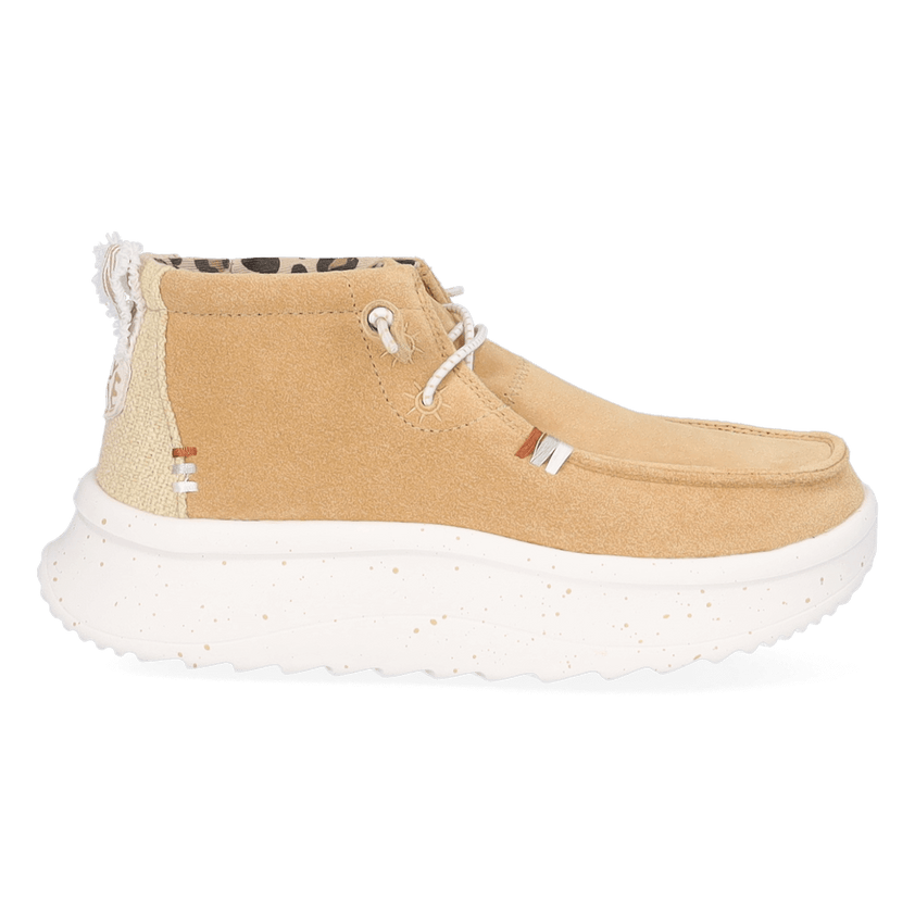 Wendy Peak Hi Suede Damen Halbschuhe Tan