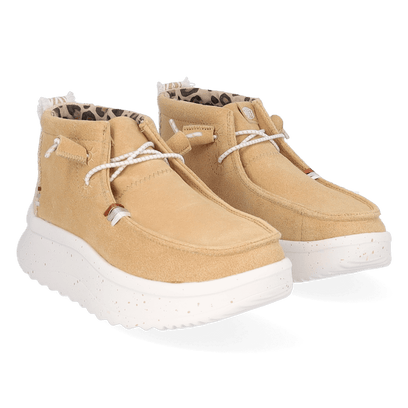 Wendy Peak Hi Suede Damen Halbschuhe Tan