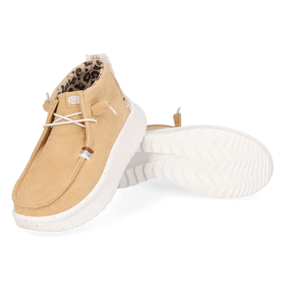 Wendy Peak Hi Suede Damen Halbschuhe Tan