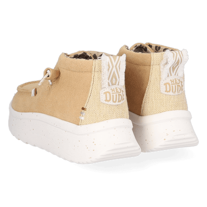 Wendy Peak Hi Suede Damen Halbschuhe Tan