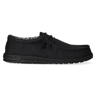 Wally Canvas Herren Halbschuhe Black/Black