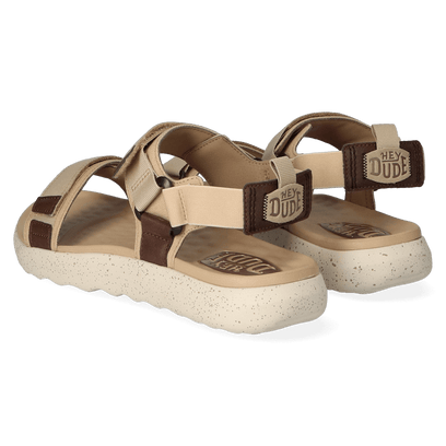 Carson Sport Mode Herren Sandalen Tan/White