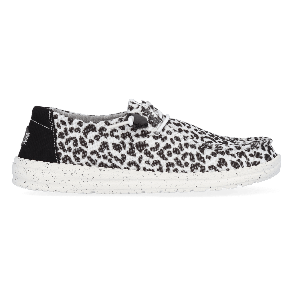 Wendy Damen Halbschuhe Leopard Black/Grey