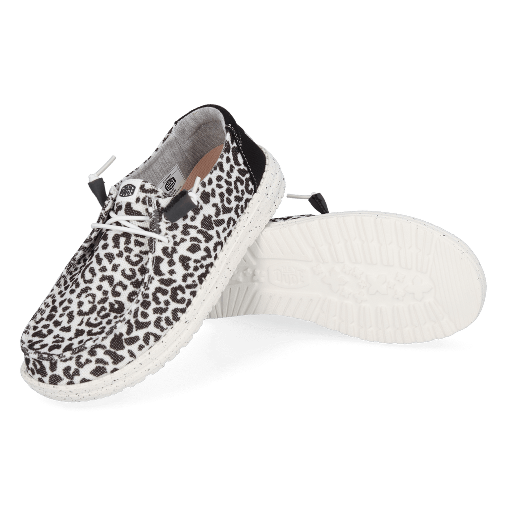 Wendy Damen Halbschuhe Leopard Black/Grey