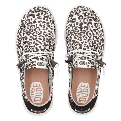 Wendy Damen Halbschuhe Leopard Black/Grey