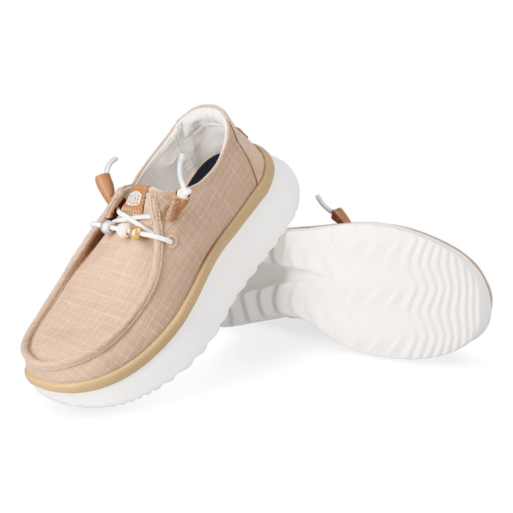 Wendy Peak Baja Damen Halbschuhe Stripe Tan