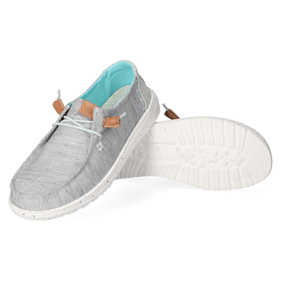 Wendy Heathered Slub Tropical Damen Halbschuhe Grey