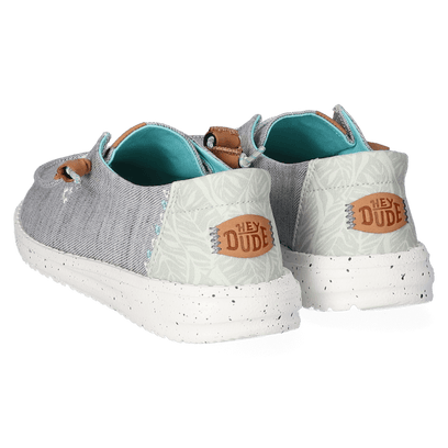 Wendy Heathered Slub Tropical Damen Halbschuhe Grey