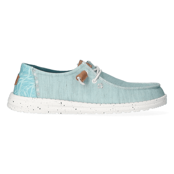 Wendy Heathered Slub Tropical Damen Halbschuhe Aqua