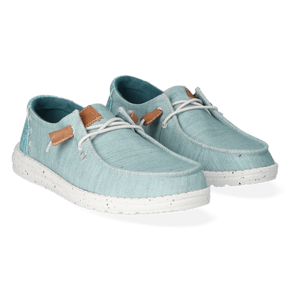 Wendy Heathered Slub Tropical Damen Halbschuhe Aqua