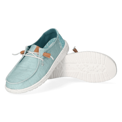 Wendy Heathered Slub Tropical Damen Halbschuhe Aqua