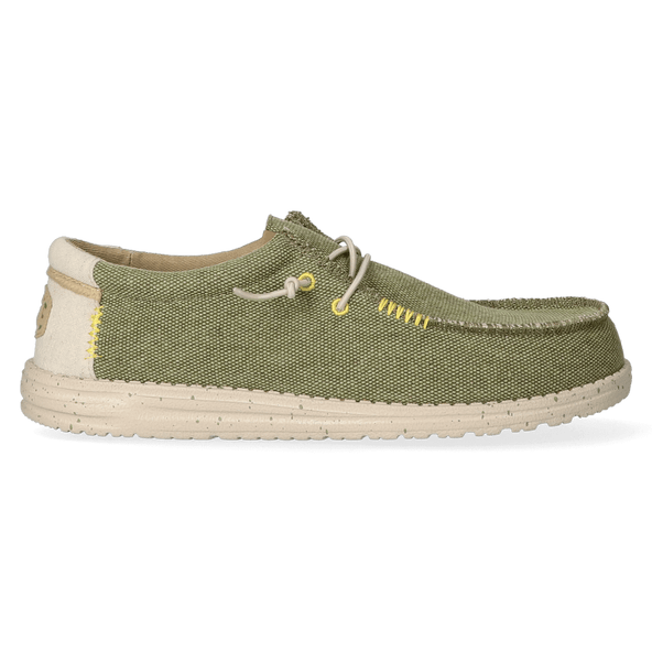 Wally Coastline Jute Herren Halbschuhe Olive