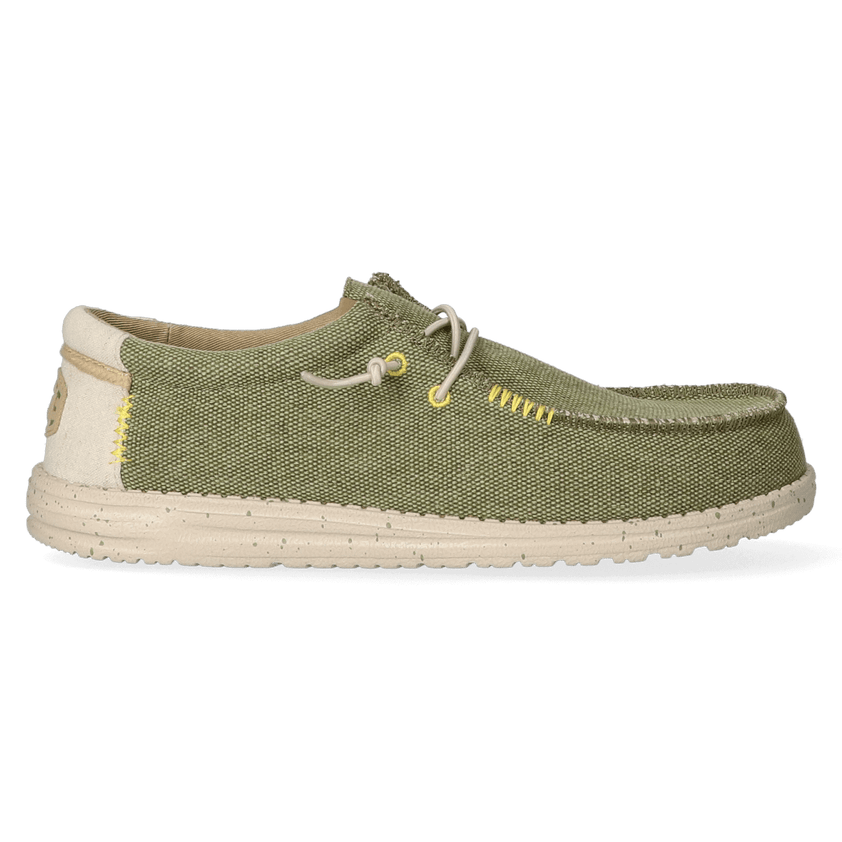 Wally Coastline Jute Herren Halbschuhe Olive