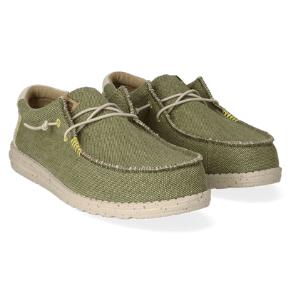 Wally Coastline Jute Herren Halbschuhe Olive