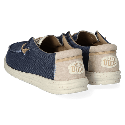 Wally Coastline Jute Herren Halbschuhe Navy