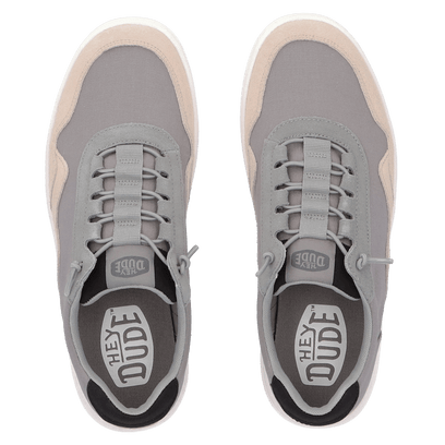 Hudson Canvas Herren Sneaker Light Grey/Almost White