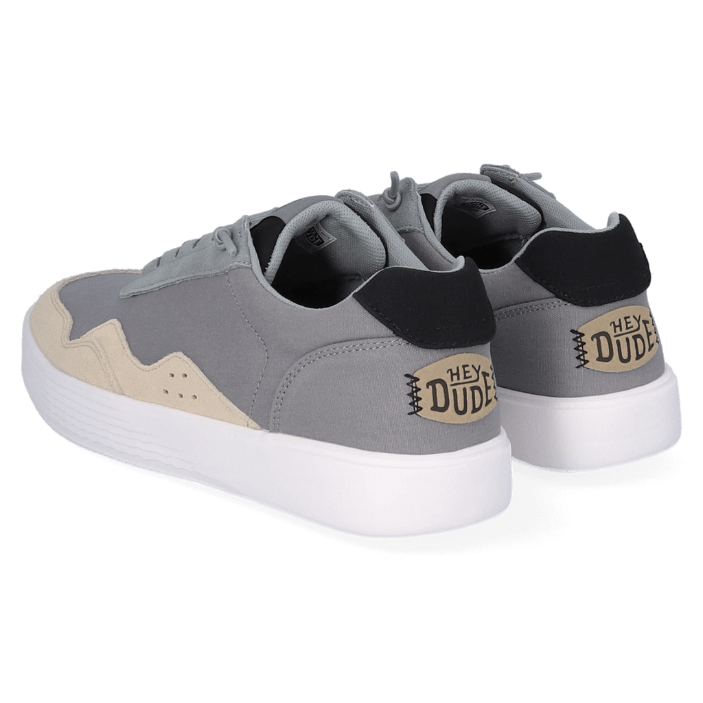 Hudson Canvas Herren Sneaker Light Grey/Almost White