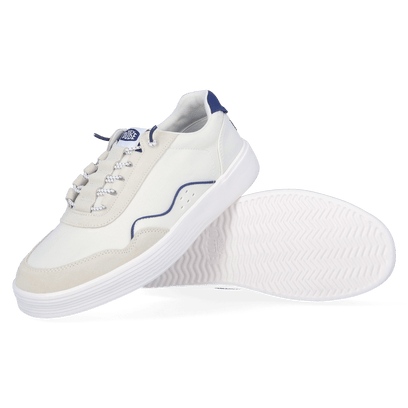 Hudson Canvas Herren Sneaker White/Navy