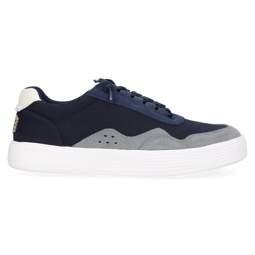 Hudson Canvas Herren Sneaker Navy/Grey