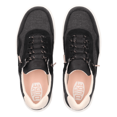 Hudson Lift Sport Damen Sneaker Black