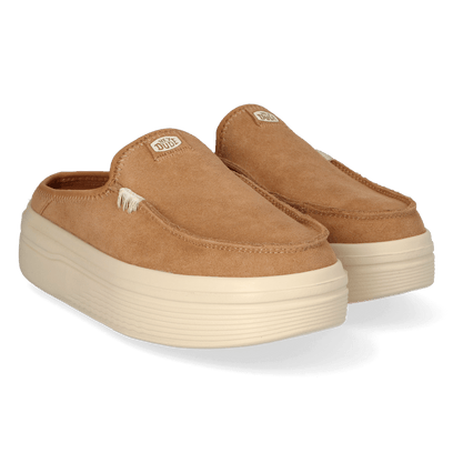 Austin Lift Classic Damen Wildleder-Halbschuhe Tan