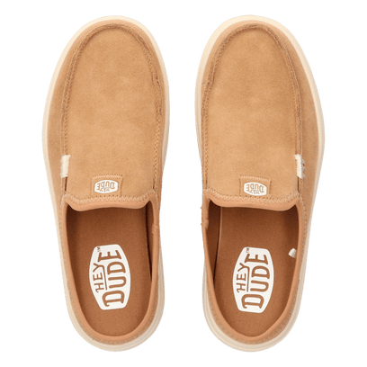 Austin Lift Classic Damen Wildleder-Halbschuhe Tan