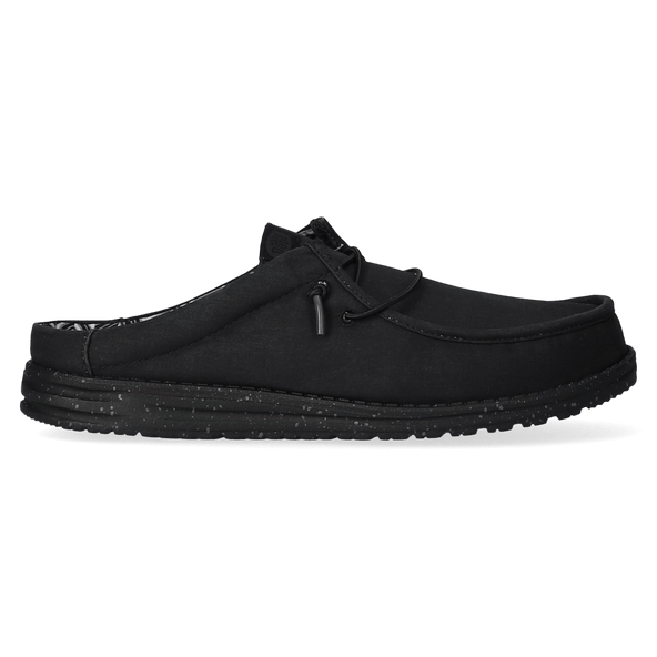 Wally Slip Canvas Herren Slippers Black/Black