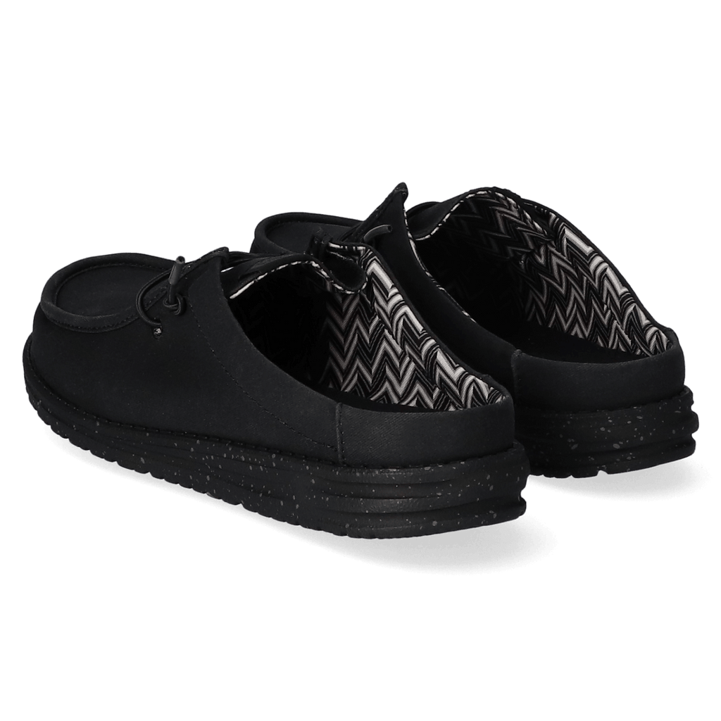 Wally Slip Canvas Herren Slippers Black/Black