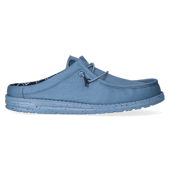 Wally Slip Canvas Herren Slippers Elemental Blue