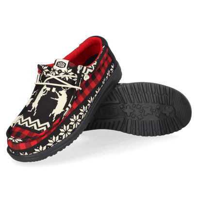 Wally Holiday Cheers Herren Weihnachtsschuhe Black/Multi