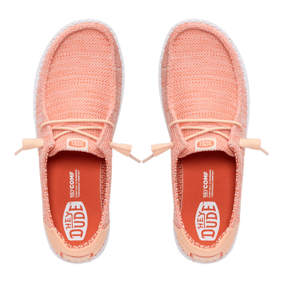 Wendy Stretch Sox Damen Halbschuhe Peach