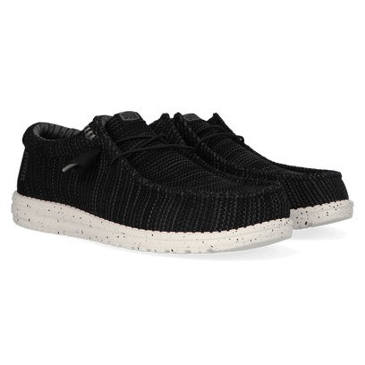 Wally Stretch Sox Herren Halbschuhe Black/White